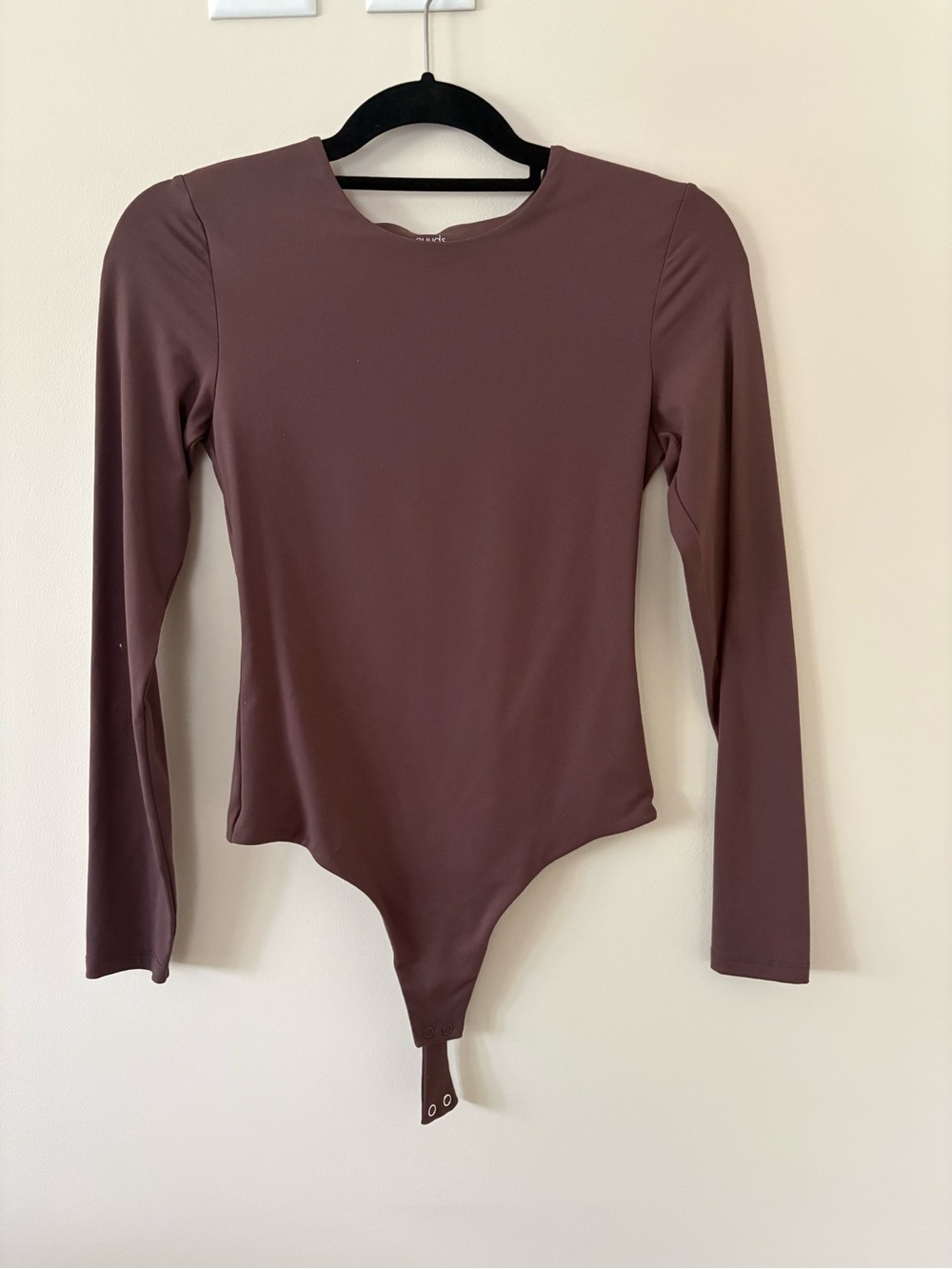 nuuds Long Sleeve Bodysuit in Brown